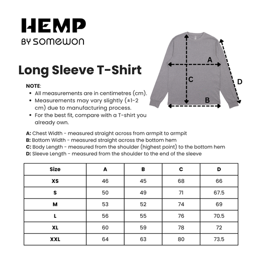 Blank Hemp Long-Sleeve T-Shirt