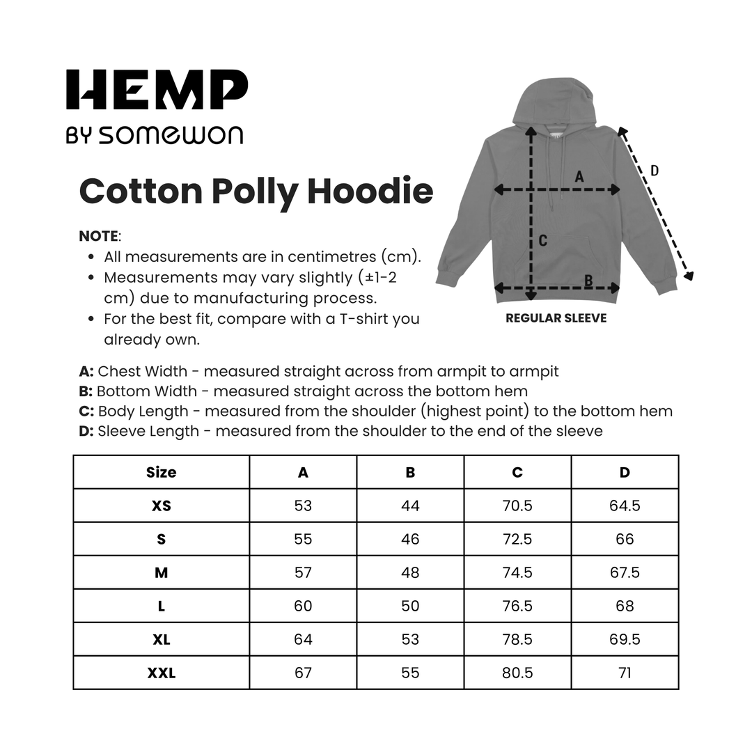 Blank Cotton/Poly Hoodie