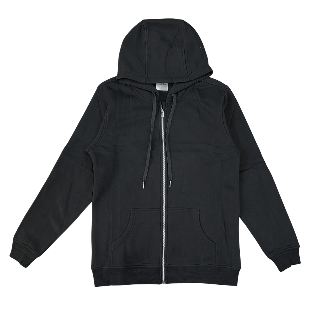Blank Cotton/Poly Zip Hoodie