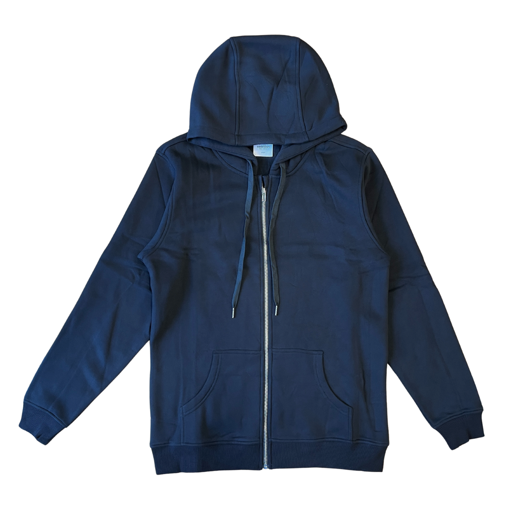 Blank Cotton/Poly Zip Hoodie